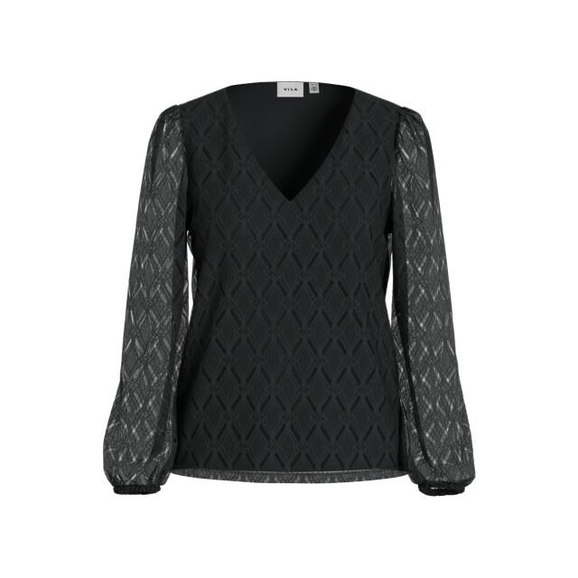 Vila Vifero v-neck l/s top/dfs/pb