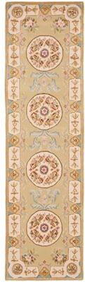 SAFAVIEH Handmade French Tapis Trista Shabby Chic Oriental Wool Rug