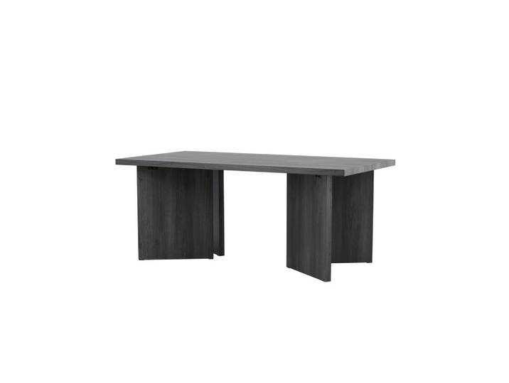 Furnlux Esstisch Bassholmen Schwarz 90x180x75 cm, 90x75x180 cm, Esszimmer, Esstische