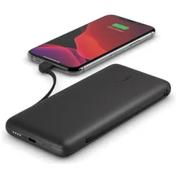 Belkin Boost Charge (10000 mAh, 18 W, 37 Wh), Powerbank, Schwarz