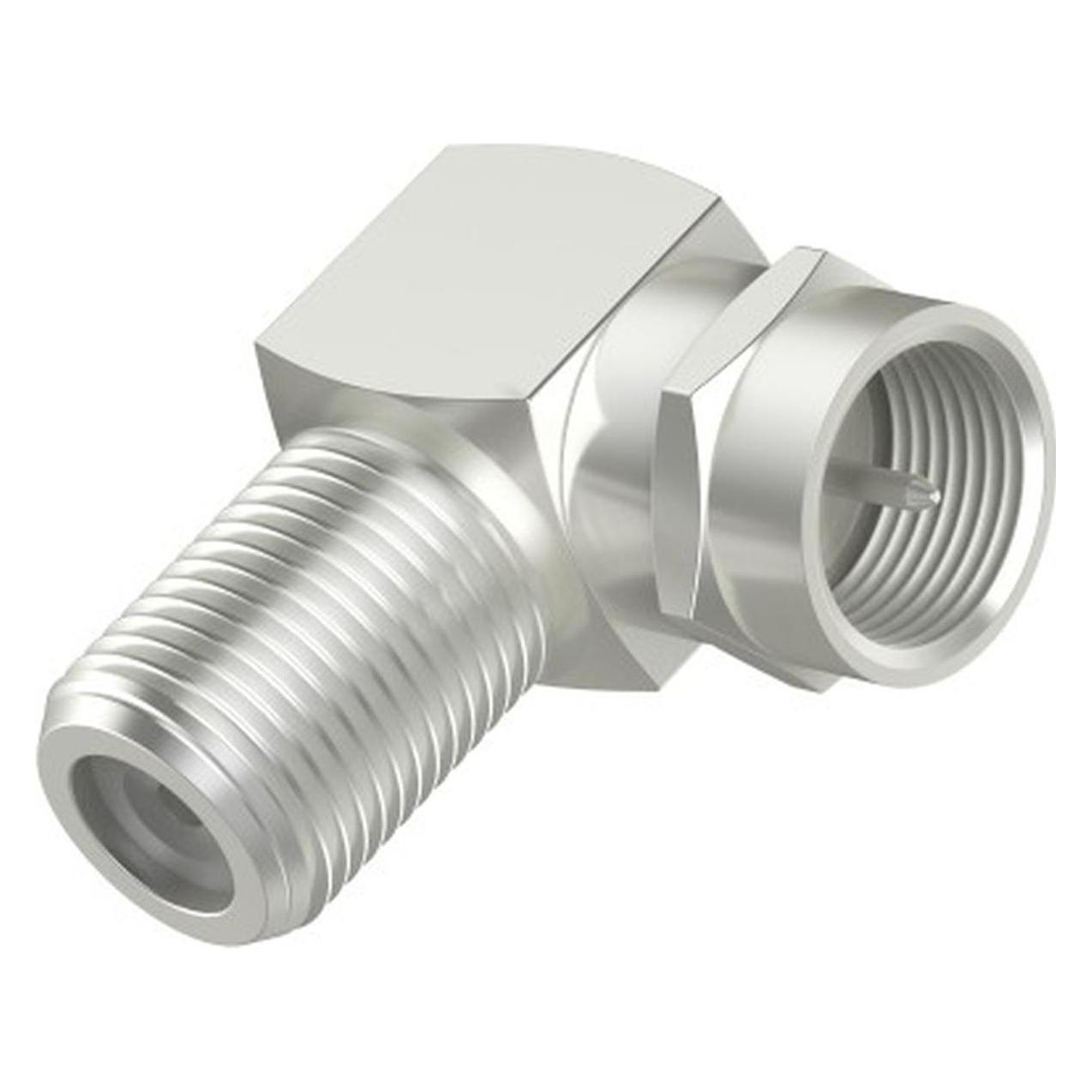 Hama SAT-Adapter, F-Stecker - F-Kupplung, 90° (00205226)