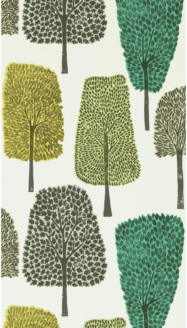 SCION 10.05m x 52cm Matte Wallpaper Roll Slate/Apple/Ivy 1,005cm L