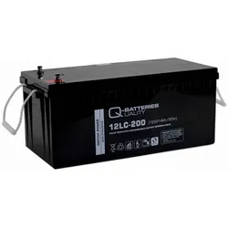 Q-Batteries 12LC-200 AGM Solar und Wohnmobil Batterie 12V 214Ah