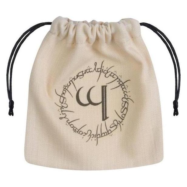 Q Workshop BELV101 - Elvish Beige & schwarz Würfeltasche (BELV101)