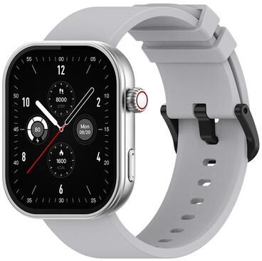 Everyday Crate Zeblaze Btalk Plus Bluetooth Calling Smartwatch With 2.03 Inch HD Display Heart Rate & SpO2 Monitor silver