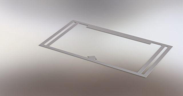 Hoesch kostenlose Schablone für SensePerience Rechteck 1600/1800x1000 bodenbündig 132796