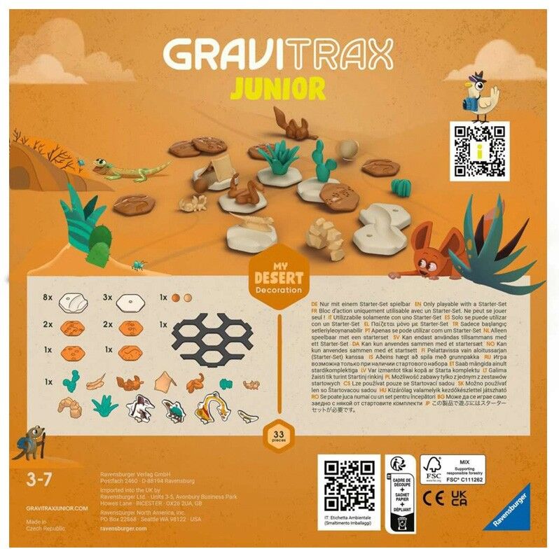 Ravensburger GraviTrax JUNIOR Set d'extension décoration Desert