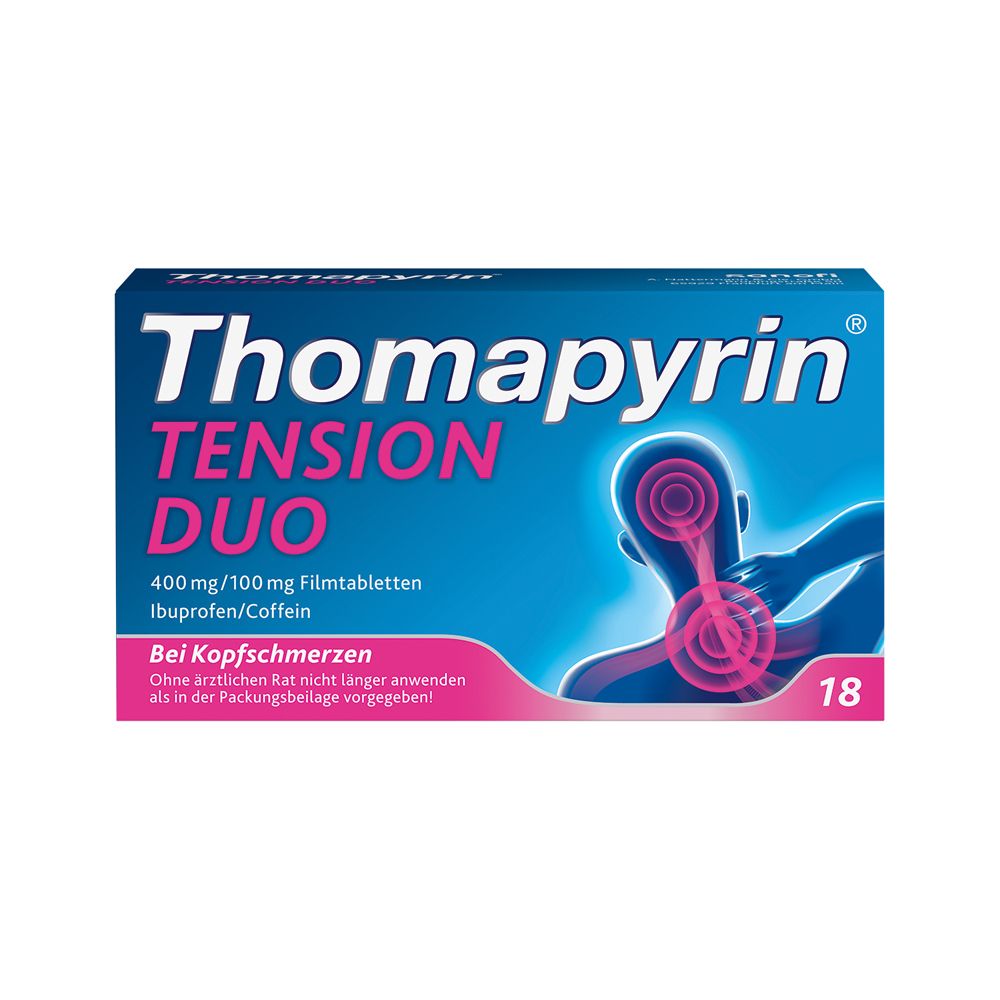 Thomapyrin Tension DUO 400 mg/100 mg Filmtabletten 18 St