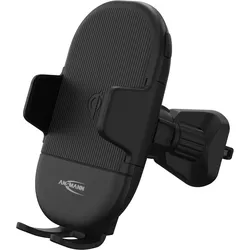 Ansmann KFZ-USB-Ladegerät Induktions-Ladegerät WiLine 15 1 A / 5 W / 1 Port (15 W), Wireless Charger, Schwarz