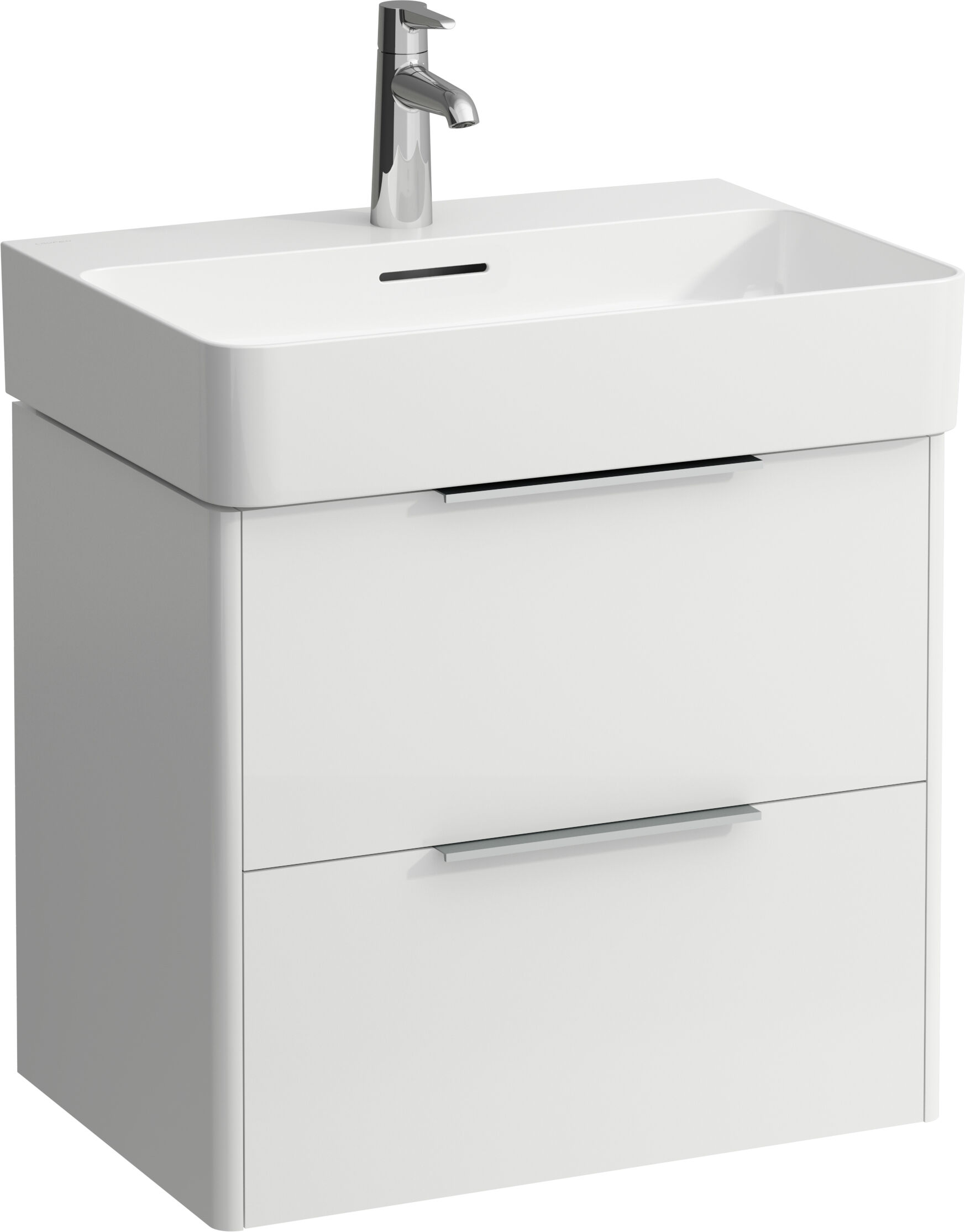 Base LAUFEN pour meuble sous-vasque VAL 4022521102611, 58,5x53x39cm, 2 blanc , match0 brillant