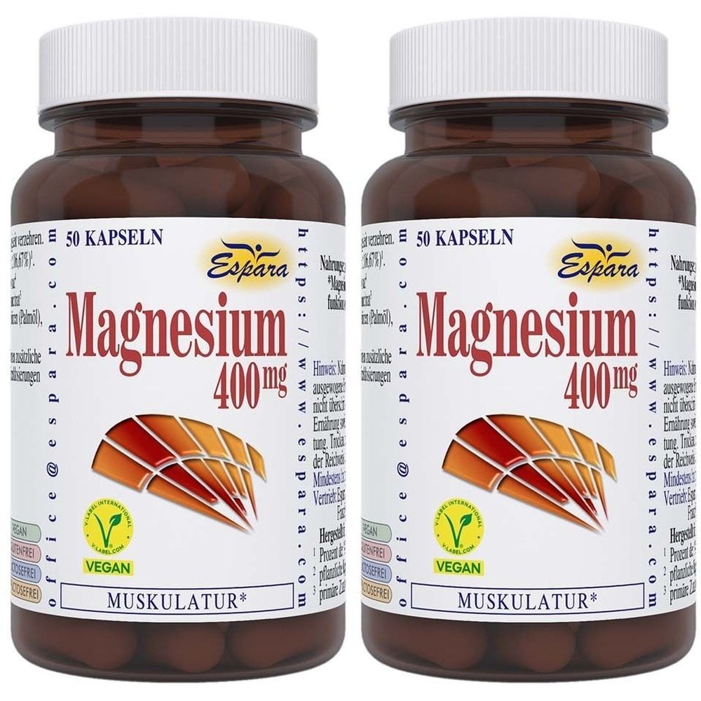 Magnesium 400 Kapseln 2x 2x50 St