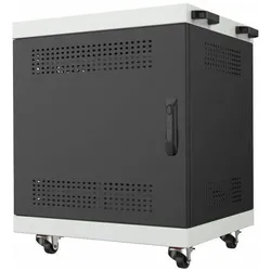 Lanview Notebook Laptop Cabinet 14u (14 HE), Serverschrank, Schwarz