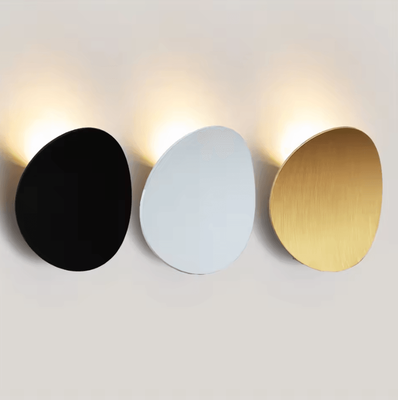 Inspire Curations Modern Aluminum LED Wall Lamp Minimalist Indoor Sconce gold cool White(5500 7000k) 7w
