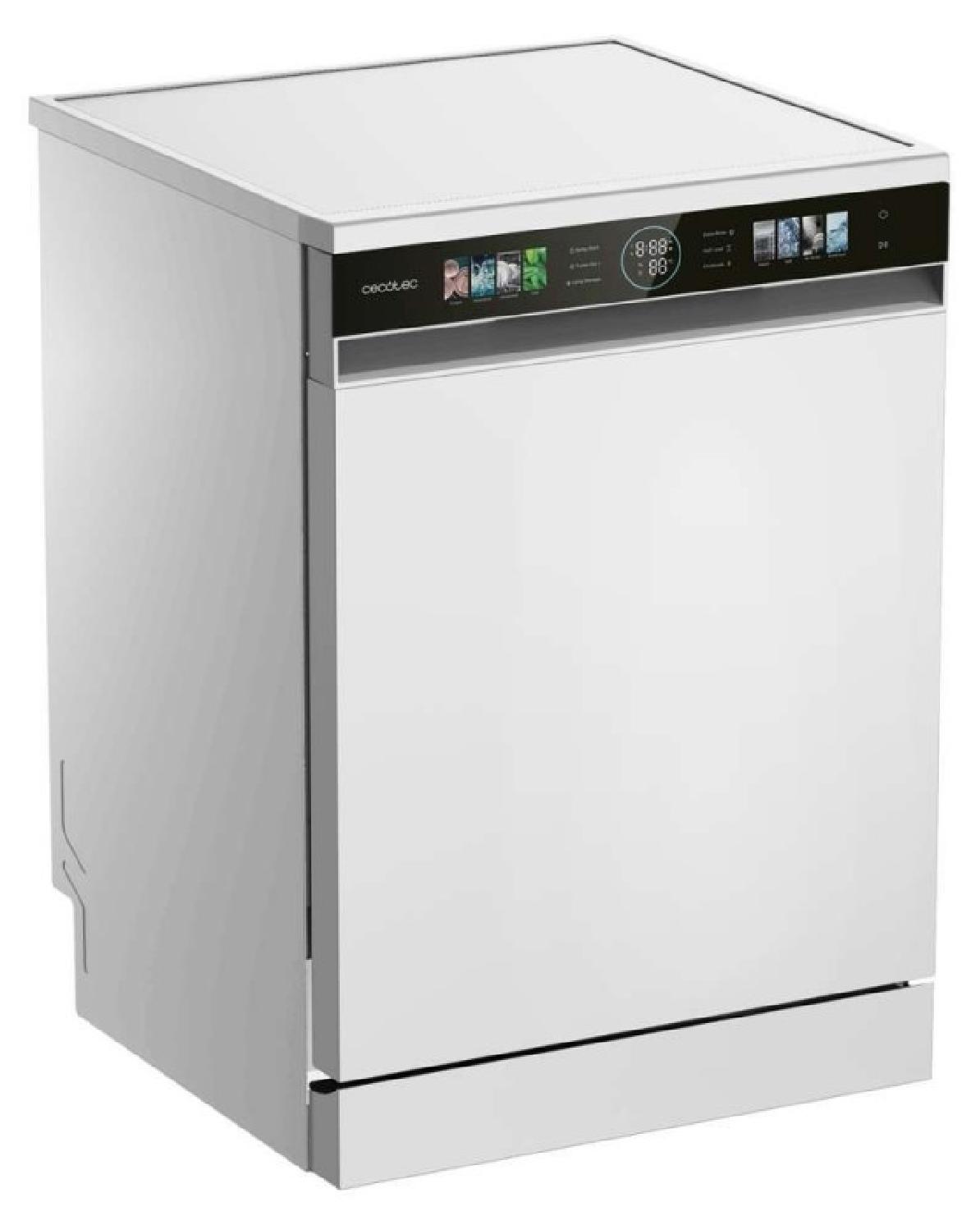 Cecotec Aguazero 6320, Freistehend, Standardgröße (60 cm), Weiß, Schwarz, Touchsteuerung, 3 Korb/Körbe