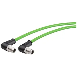 Siemens 6XV1878-5GH20 IE TP Leitung,2 x M12-90,4x2,2m,2 x X-kod.,IP65/67,Cat6A,Halogenfrei,PUR,robust 6XV18785GH20