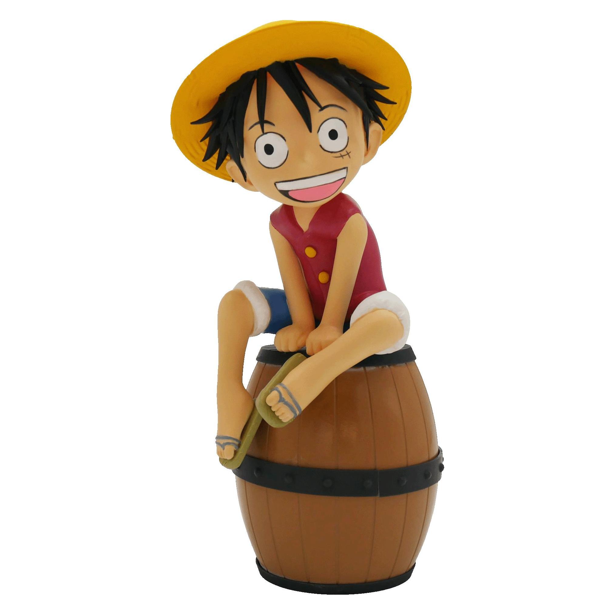 Teknofun ONE PIECE - Luffy sur Tonneau - Figurine Lumineuse - 20 cm (811636)