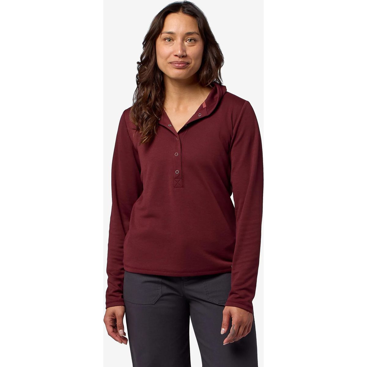 Marmot Wm's Mayacama Henley Long Sleeve soft oxblood (42812) XS M17091-42812-XS