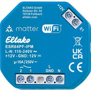Eltako Stromstoßschalter ESR64PF-IPM Unterputz, 230 V, 16 A, 1 Schließer, elektronisch, WLAN