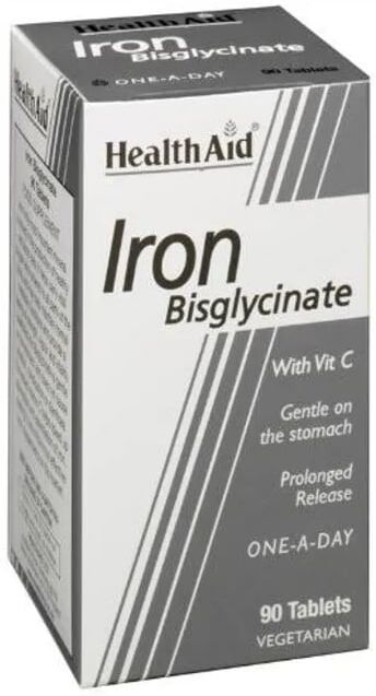 Health Aid Ferro Bisglicinato 30 mg 90 Tabs