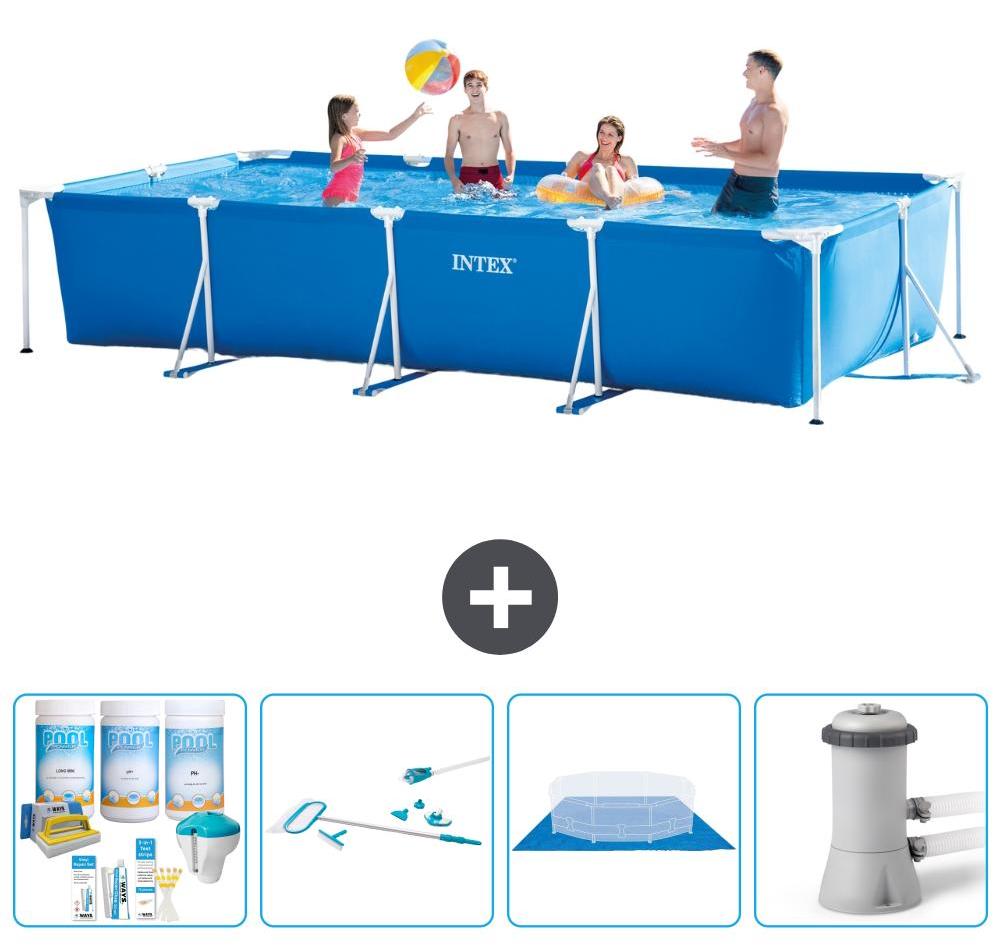 Rechteckiger Frame Pool - 450x220x84 cm - 5-teilig S20848