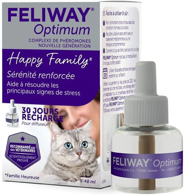 Ceva Feliway Optimum Anti-stress Recarga 48 ml