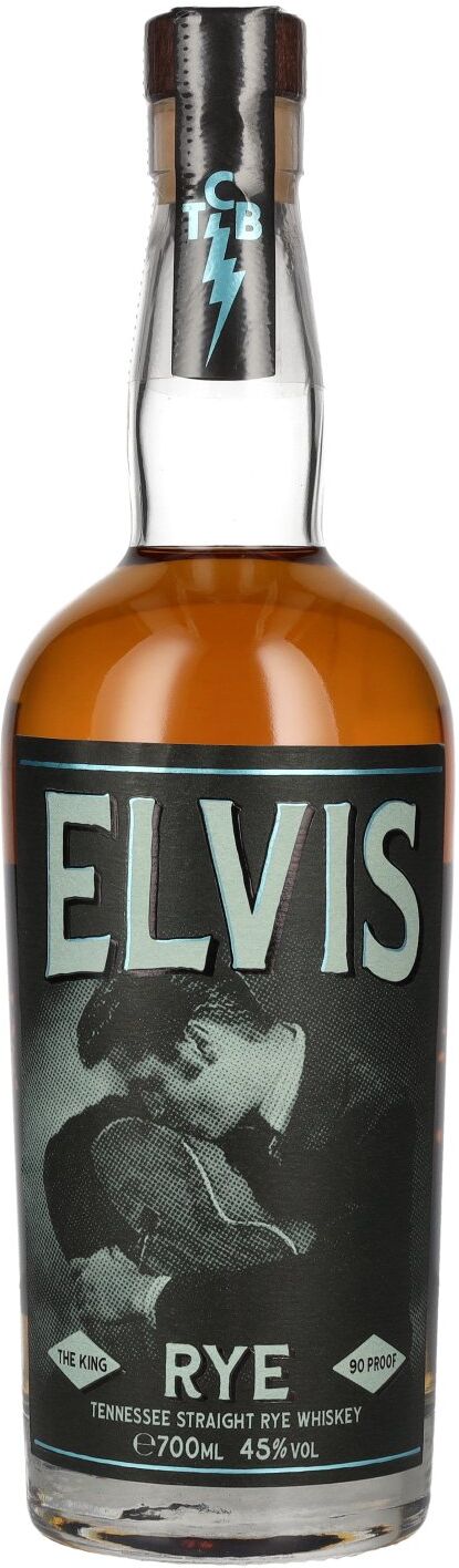 Elvis Whiskey Elvis THE KING Straight RYE Whiskey 45% Vol. 0,7l