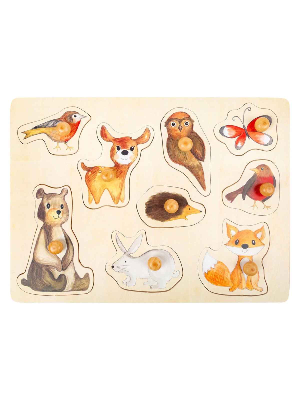 Small Foot Puzzle - Waldtiere Holz