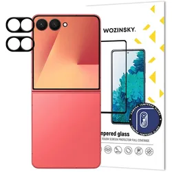 Wozinsky Full Camera Glass – Kameraglas-Schutz für Samsung Galaxy Z Flip 7, gehärtetes Glas