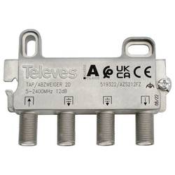 Televes AZS212FZ SAT-Abzweiger 2-fach 5 - 2400 MHz 519322