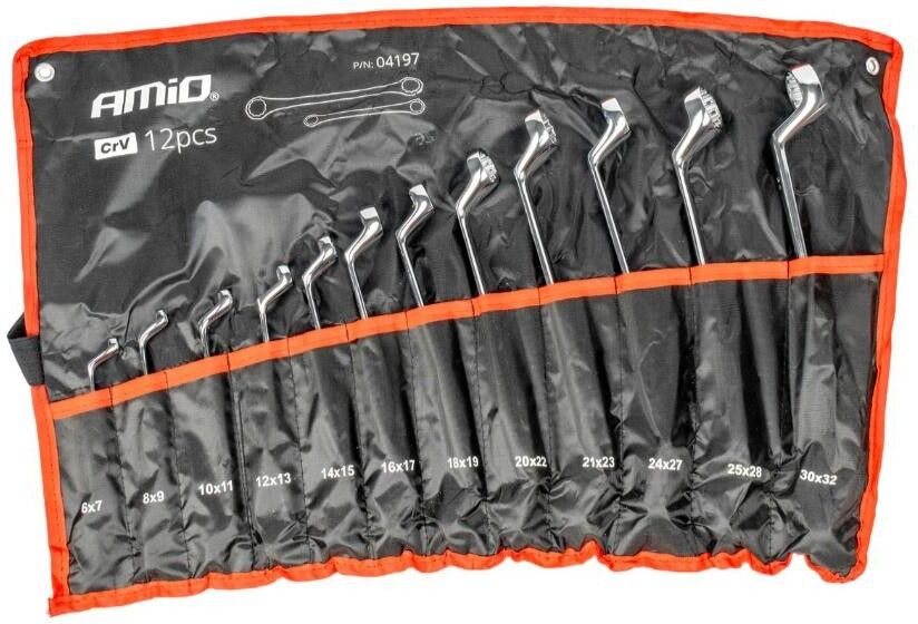 AMiO 04197 Double Ring Spanner Set