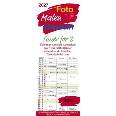Foto-Malen-Basteln Timer for 2 2027