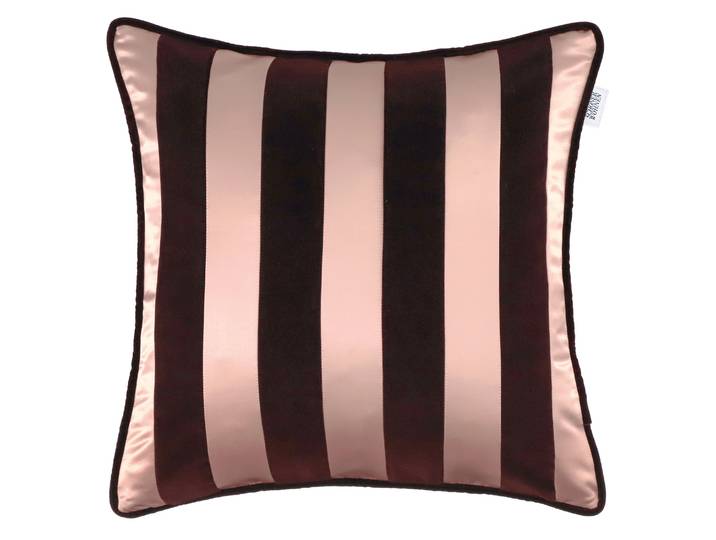 Dekokissen Avenue , lila (lila, gestreift), B:45cm H:0,5cm L:45cm, Polyester, SCHÖNER WOHNEN-KOLLEKTION, Dekokissen_Sitzkissen_Kissenhüllen, Dekokissen