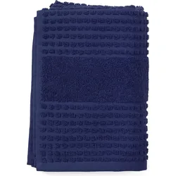 Juna Check Handtuch 50 x 100 cm marineblau