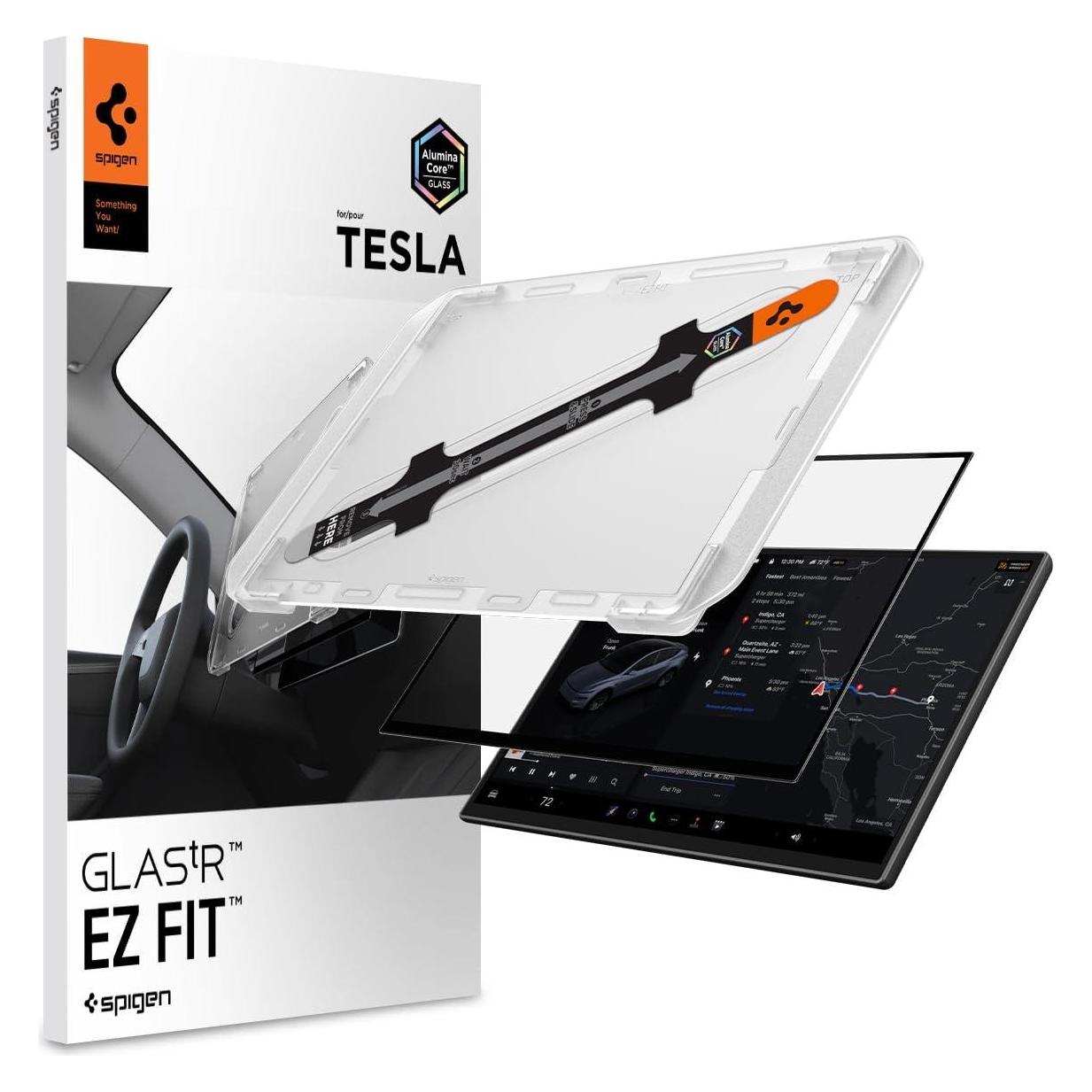 Spigen Tesla EZ Fit Clear, transparent - Tesla Model Y L 2026 (AGL10820)