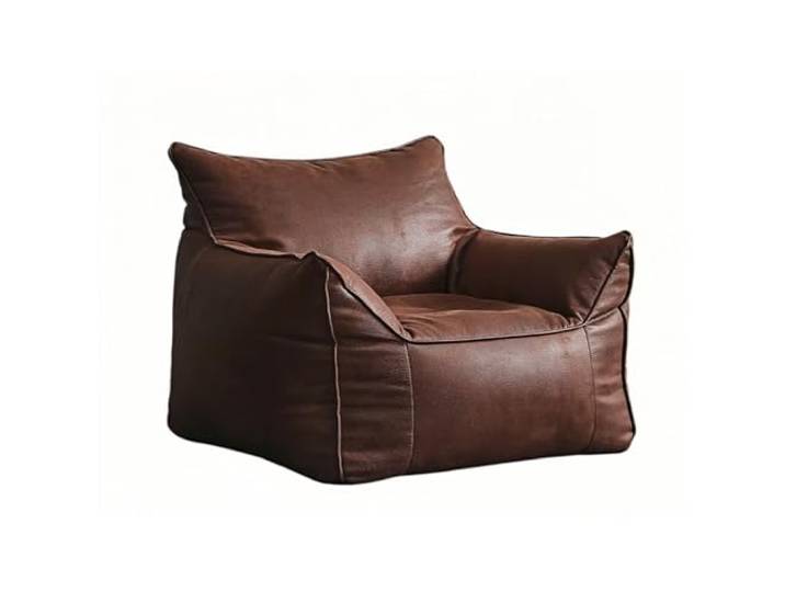 Xumh2024-3 Sitzsack Lazy Sofa Einsitzer Freizeit Wohnzimmer Tatami Sitzsack Stuhl Schlafzimmer(Bruin)