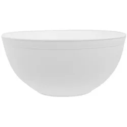 MONOUSO - Wiederverwendbare langlebige Schale PP Mineral Weiß 2.000ml Ø20cm (1 Stück)