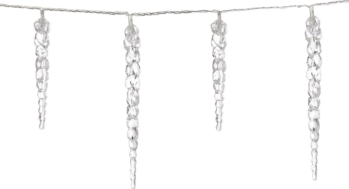 Monzana Lichtsnoer 40 LED met Afstandsbediening en Timer, Warm Wit, 5,6 x 5 m