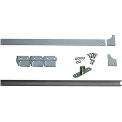 HBS, Zubehör Türbeschlag, Laufschienen-Set 80787 Schienengrösse 50x10mm Stahl verzinkt 105 oder 120 mm Rollen