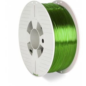 Verbatim Filament 55057, PETG, grün transparent, 1,75mm, wetterbeständig, schlagfest, 1kg Spule
