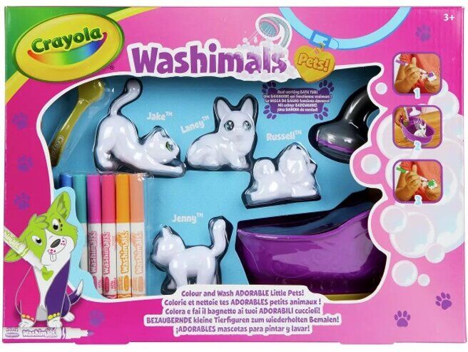 BRINQUEDO CRAYOLA WASHIMALS TUB