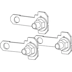 ABB TE-XR1-21-1 XR1 Anschlusskit Ø21mm für 1 Wandler für Al/Cu Anschluss geeignet 1SEP408576R0001