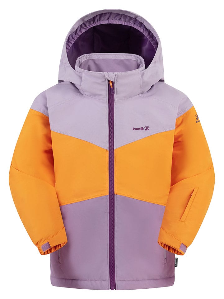 Kamik Winterjacke in Lila/ Orange - 176