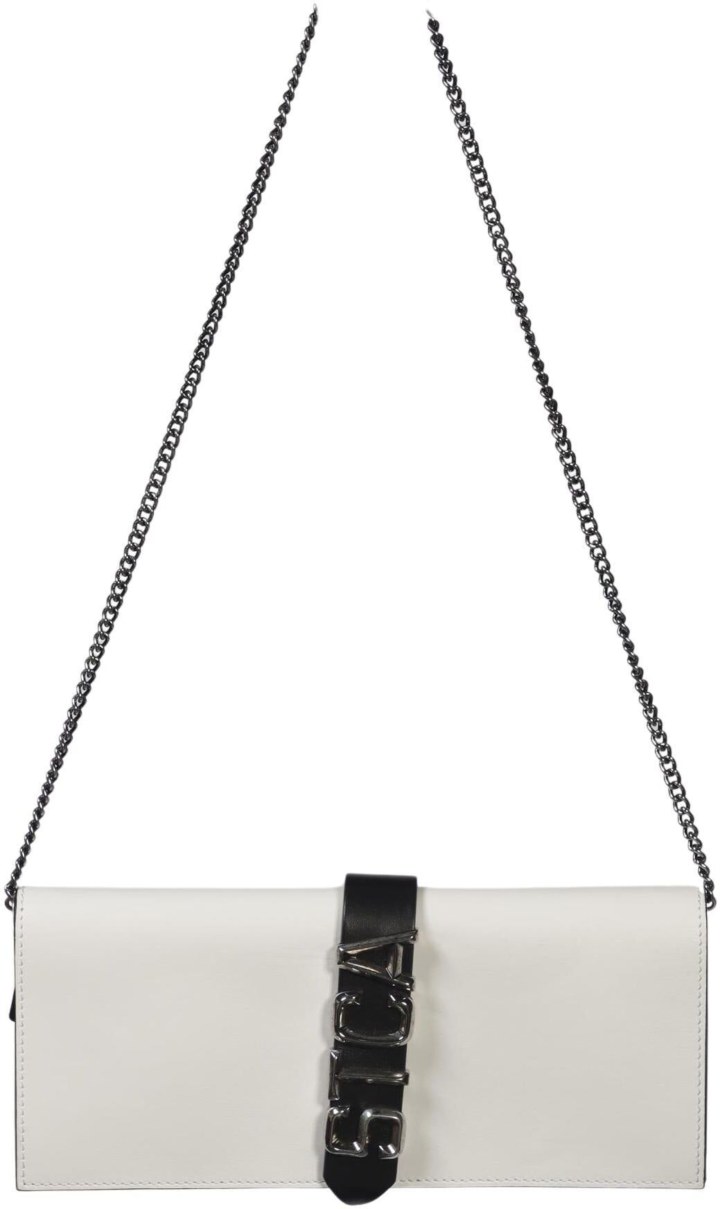 Just Cavalli Damen Handtasche klein Leder, Weiß, Leder - Second Hand