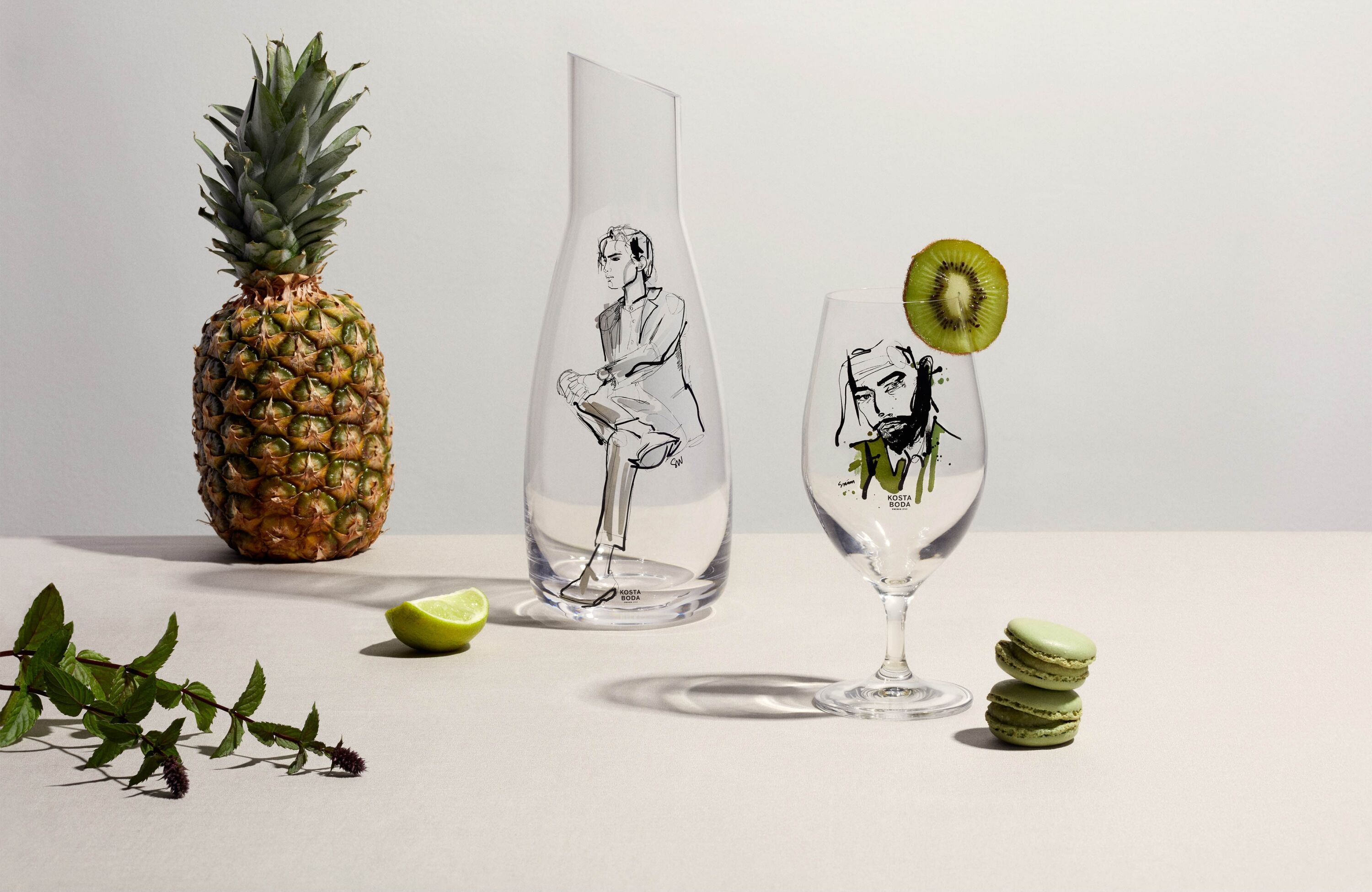 All About You Ølglas, Want Him 40cl, 2-Pak - Kosta Boda