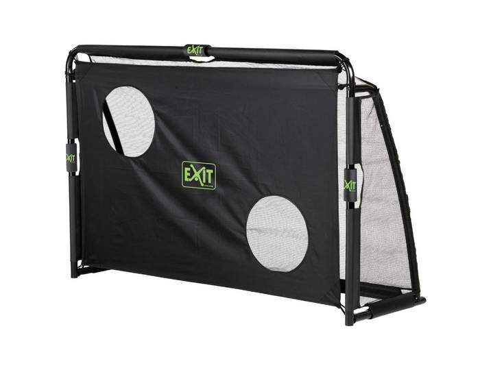 Exit Toys FUßBALLTOR Exit Maestro, Schwarz, Metall, Kunststoff, 180x120x120 cm, EN 71, Freizeit & Co, Sport & Fitness, Fußballtore