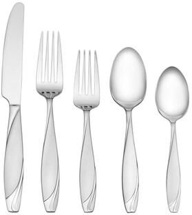 Gourmet Basics by Mikasa Mikasa Gourmet Basics Lunea 20-Piece Flatware Set