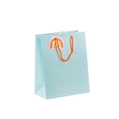 Clairefontaine 6x Geschenktasche L, Welcome, 26,5x14x33 cm - Hellblau 30663-2C