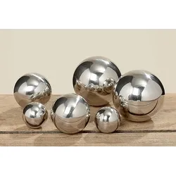 BOLTZE GRUPPE GmbH Deko-Kugel Galaxy, 6 tlg., Edelstahl, Einfarbig, Silber