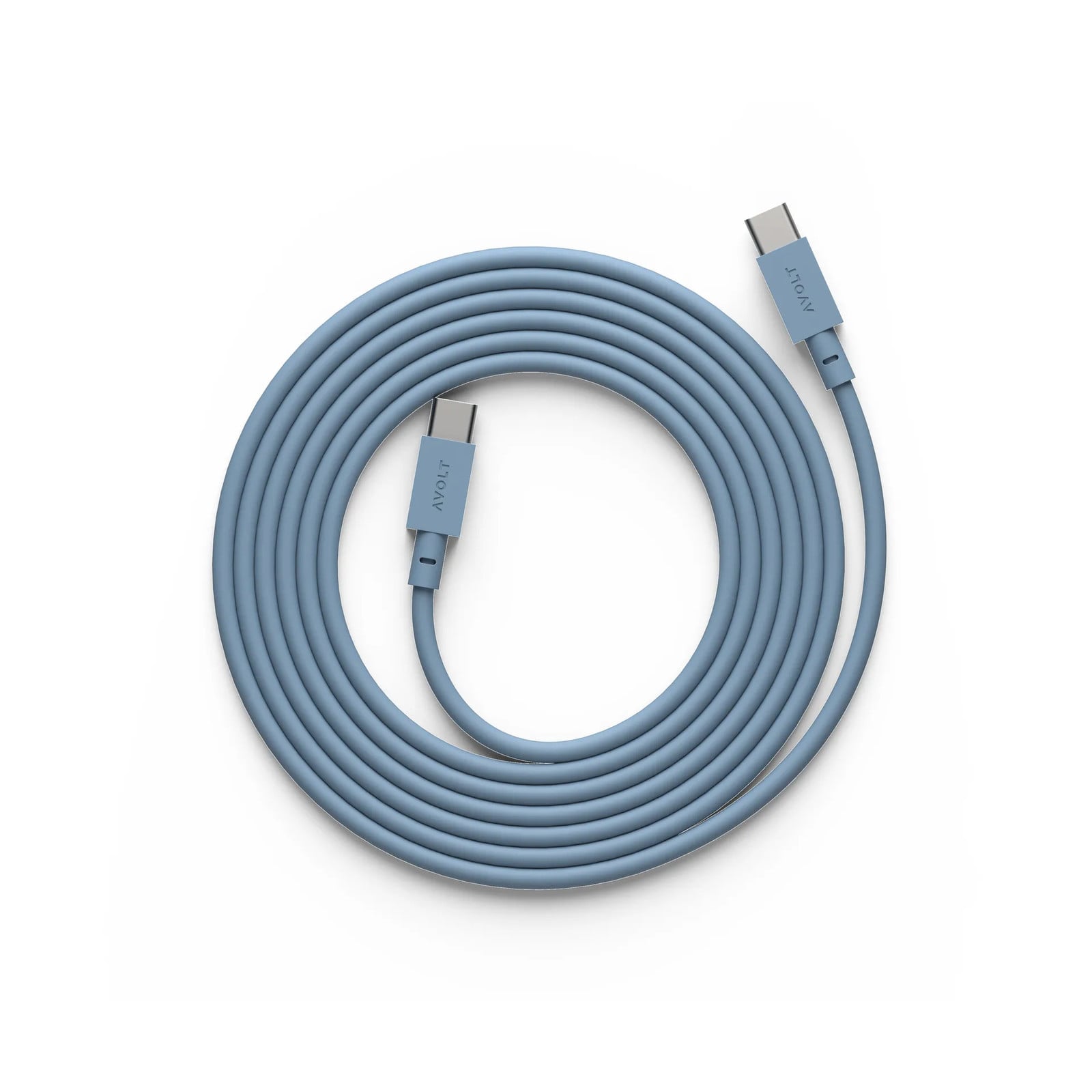 Avolt USB-C naar USB-C oplaadkabel 2 m Shark blue
