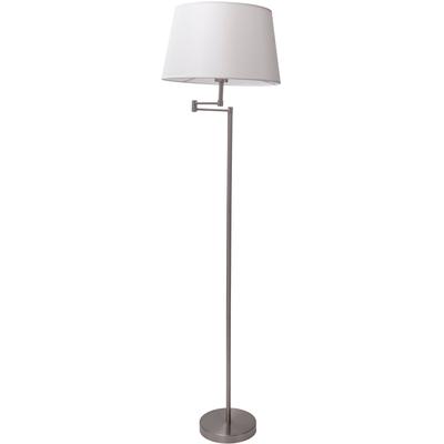 NÄVE Stehlampe "Bologna", beige (beige, stahl blank), 1, Ø 40cm H: 158cm, 1 Stk., Leuchten, schirm schwenkbar, Stehlampe